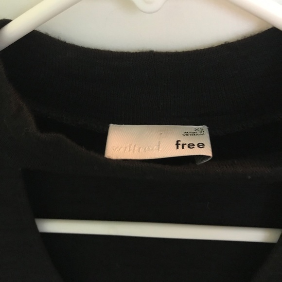 Aritzia Wilfred Free Dondoe Black Dress Size XS - Picture 5 of 8